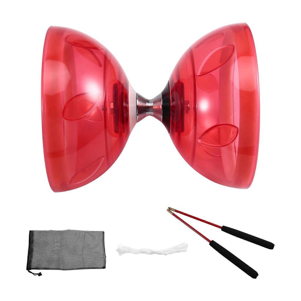Three-Bearing Double-Head Diabolo Fitness Toy Outdoor Play Diabolo Yo-Yo Play for Diabolo Elderly Children'S Toys
