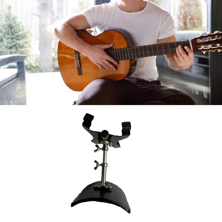 Guitar Support Stand Foldable Guitar Foot Stool Footrest with Nonslip Base for Stable Practice & Concert Performances