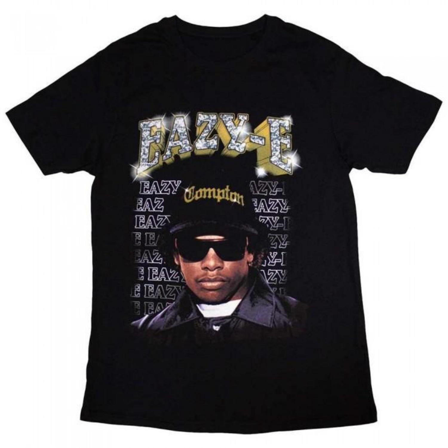 

Eazy-E Unisex Adult Compton T-Shirt S чёрный