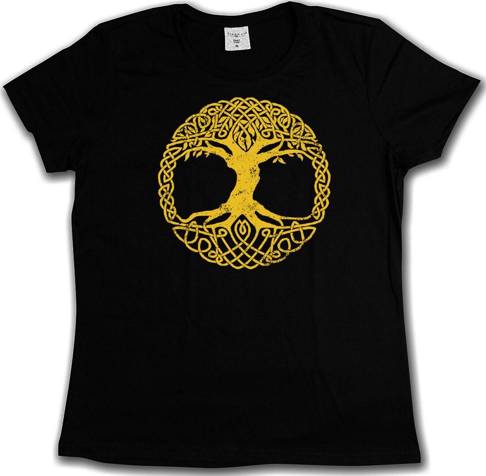 YGGDRASIL TREE LOGO IV T SHIRT Arsen Celtic Irminsul Of Thor Life Odin Loki Odin