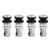 10pcs TR161 Metal Tire Valve Stems In Short Valve Stems Car Truck Motorcycle Short Valve Stems with Rubber    ing