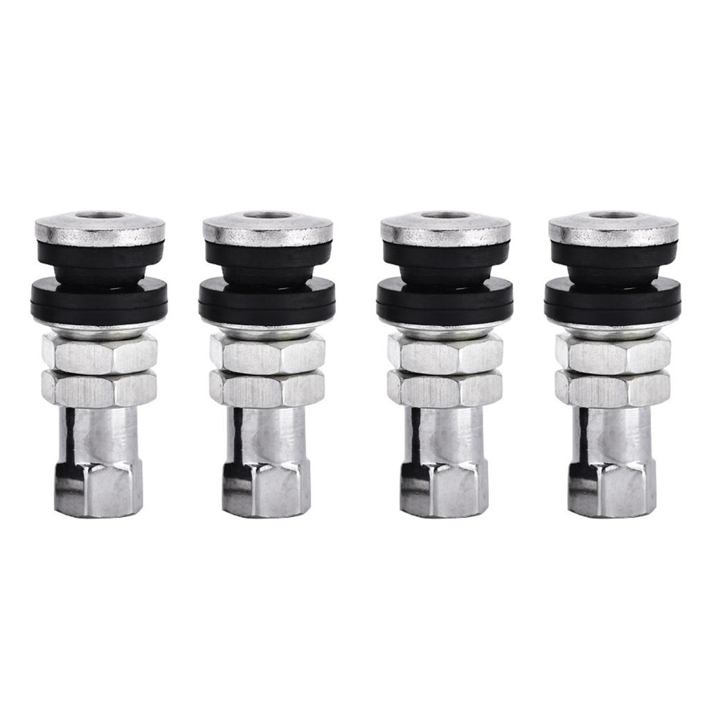 10pcs TR161 Metal Tire Valve Stems In Short Valve Stems Car Truck Motorcycle Short Valve Stems with Rubber    ing