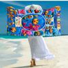 Ultra-Soft Beach Towel with Pocoyo Theme,Ideal for Pool - Camping, Diving - Perfect Travel Essential, Vibrant Beach Towel.