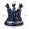 1 Artikel Diffusor Katze Kristallkugel Ständer Katzenform Kugelhalter Dreifache Ägyptische Displaybasis Harzfigur Statue Bürogebrauch HomeDecor