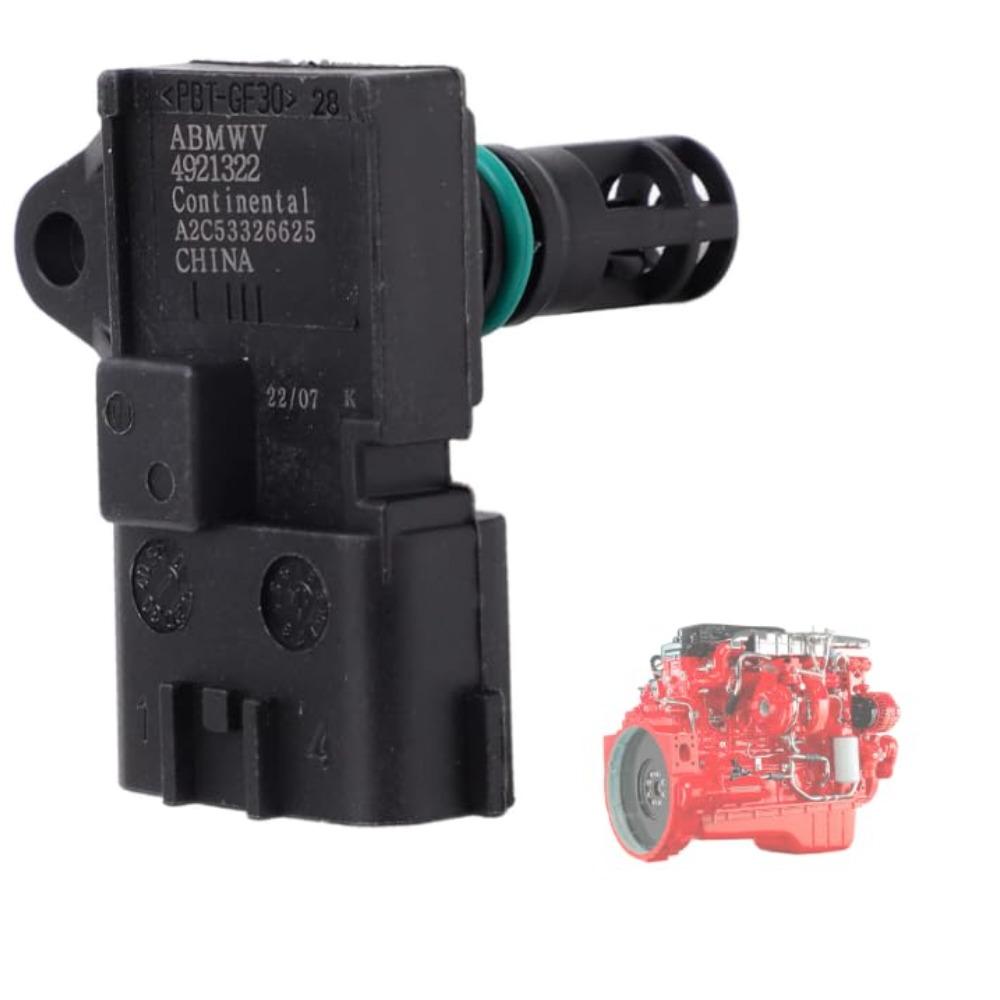 2897334 Intake Manifold Pressure Temperature Sensor, 2897334 Map Air Boost Sensor Replacement for Cummins M11 ISC ISL ISM ISX ISB