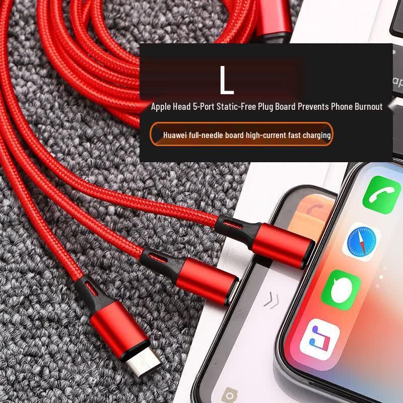 3-in-1 Retractable Charging Cable