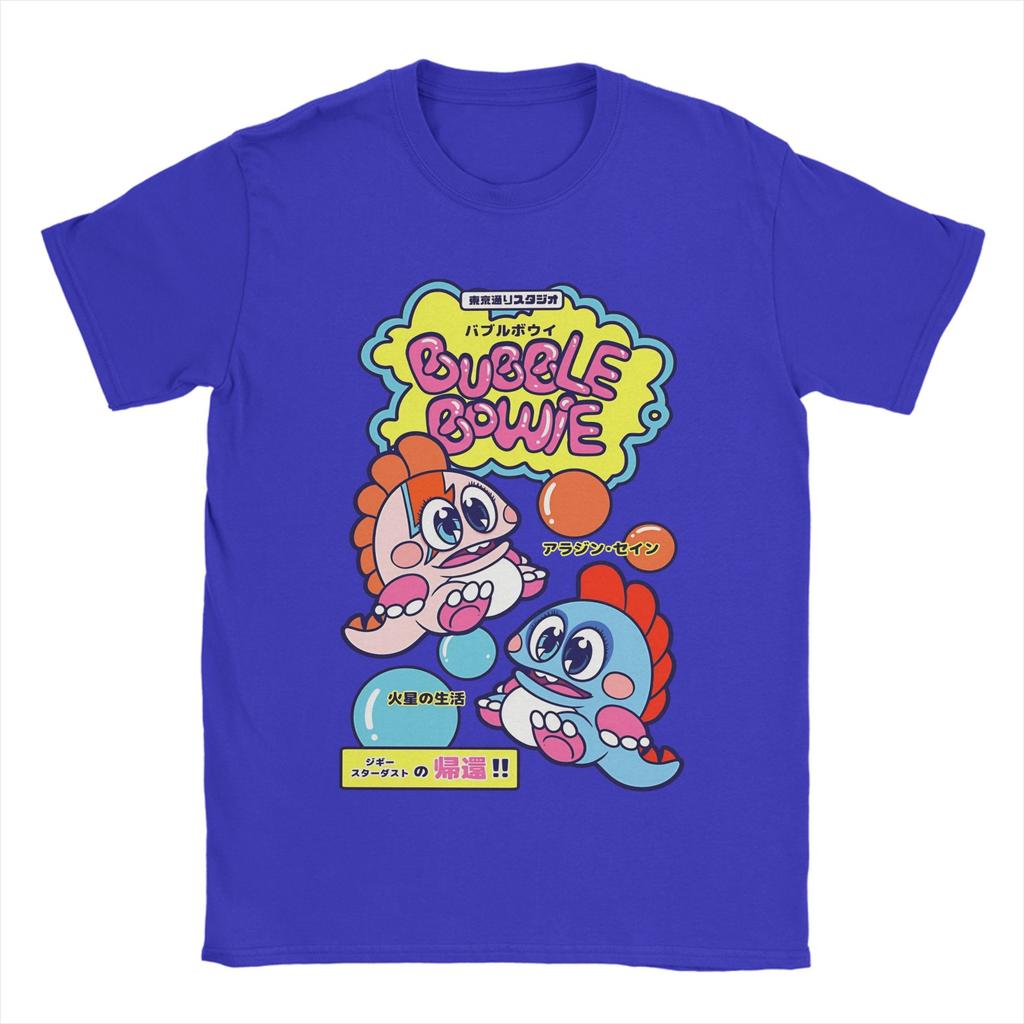 Unisex TShirt Bubble Bowie TShirts Popular  Summer Tee Shirt Streetwear Casual Cotton Tops Gift