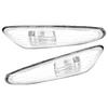 1 Pair Turn Signal Side Marker Lamp Cover 63137165915 63137165916 Fit for E46 325i Transparent