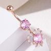 New Creative Spider Heart Belly Button Ring 1Pcs Fashion Navel Piercing Jewelry Hypoallergenic for Music Festival Wear