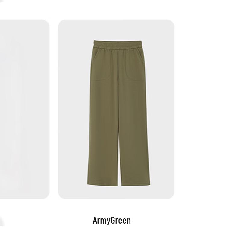 Women s Relaxed Sand-Washed High-Waisted Pants M