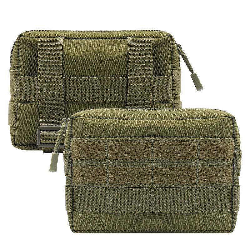600D Outdoor Molle Camouflage Tactical Waist Bag - EDC Tool, Coin, and Mobile Phone Pocket