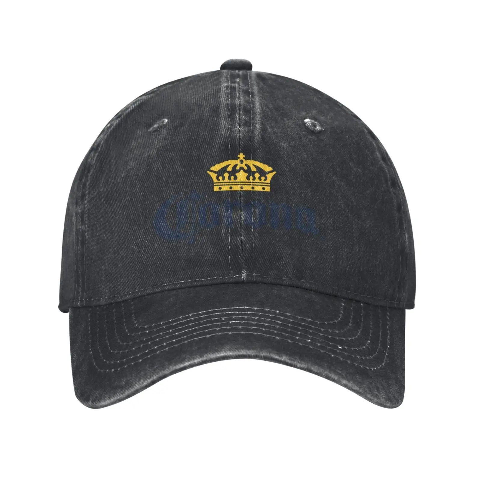 

2026 Corona Baseball Cap Classic Beer-print Cowboy Hat Unisex Teens Trucker Dad Hat Sunshade Running Hippie Snapback Cap Casual Adjustable