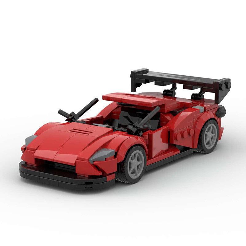 

Совместимый MOC Ferrari 458 GT3 Серия Скорость Конструктор Игрушка