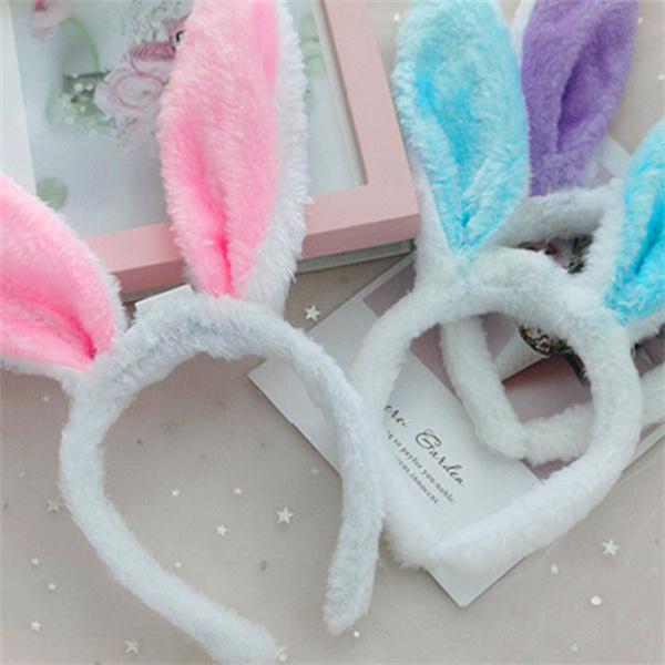 Soft Plush Bunny Ears for Girl Rabbit Ears Headband Children Gifts