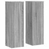 VidaXL Supports pour plantes 2 pcs sonoma gris bois d'ingénierie, support de fleurs, support de pot de plante, support de 852947