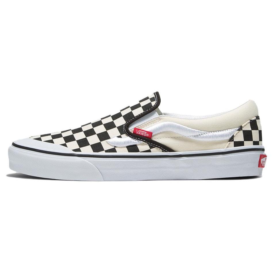 New Slip On Classic Vans 138 'Sidestripe   Black Checkerboard' VN000BW3BKC
