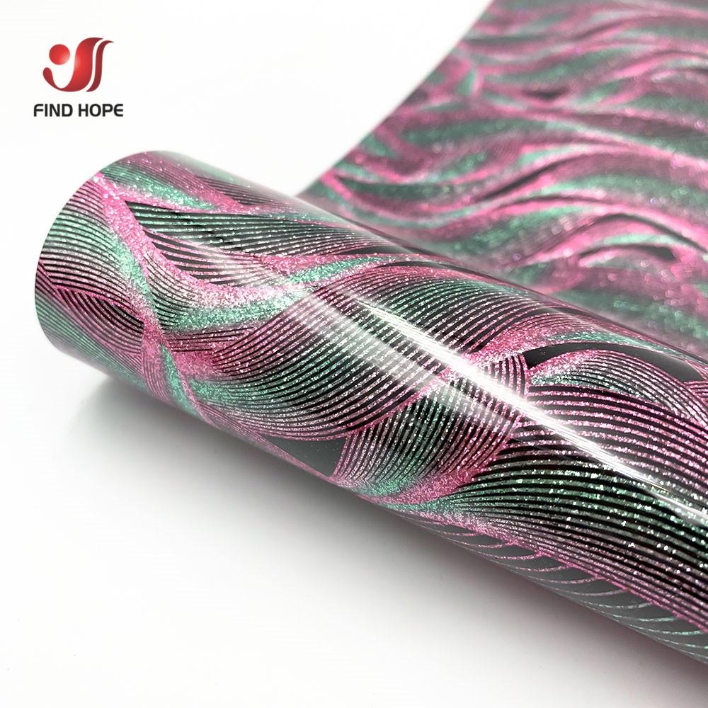 Glitter Heat Transfer Vinyl Film PU HTV Iron On Clothes Vinyl for DIY Tshirt Gifts 38 Assorted Colors Cut by Cameo or Other Tool