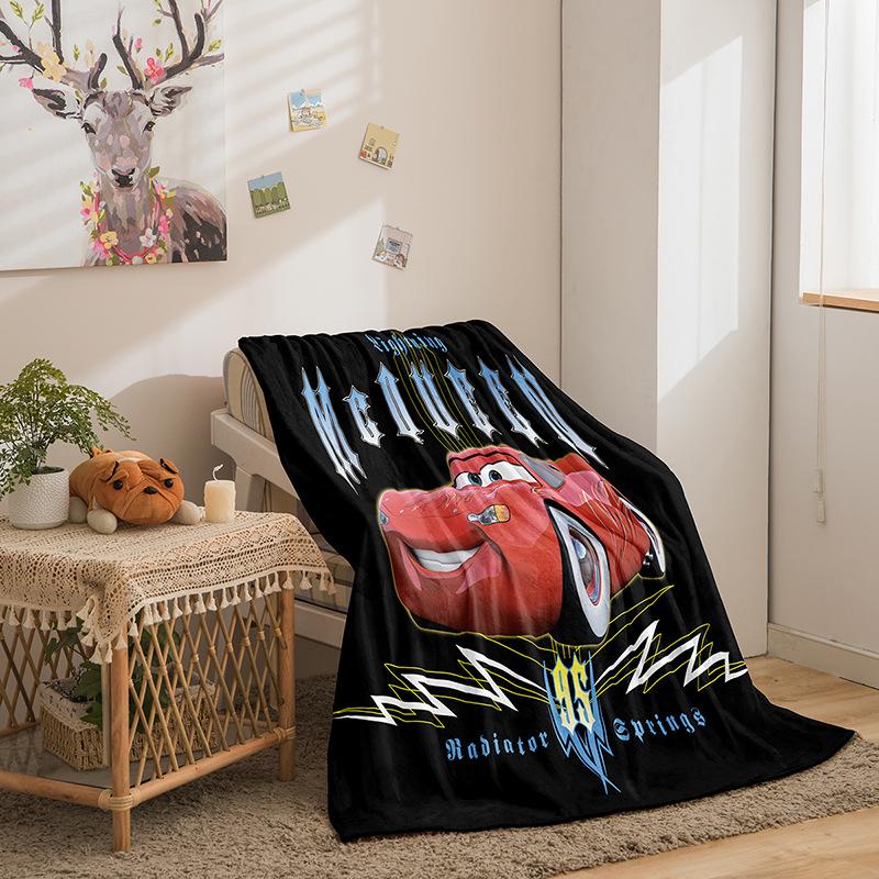 Cars Double Sided Flannel 3D Digital Printed Blanket Blanket