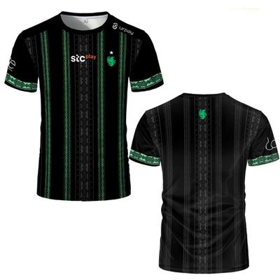 Team Falcons Jersey DOTA 2 Gaming Uniform Clothing Middle East Player Short Sleeve T-shirt Men Fashion Esports Tees