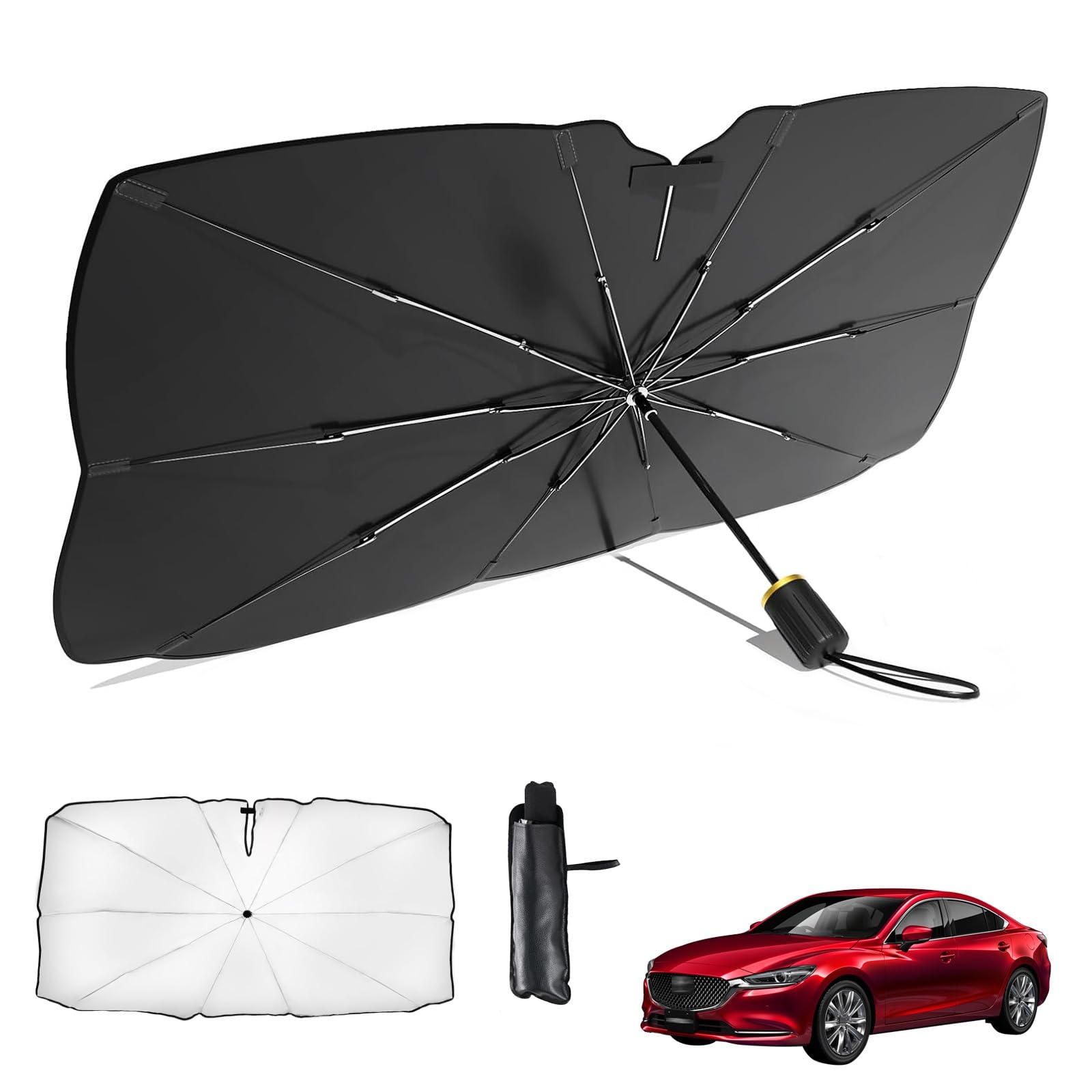 Mazda Atenza 3-го поколения серии GJ, ноябрь 2012 г. - август 2019 г., Складной автомобильный солнцезащитный козырек Atenza 3rd generation