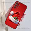 New Year Gift Cartoon Christmas Silicone Phone Case For Samsung S24,21,22,23,30,Ultra,20,Plus,Note,10,9,Black Soft Silicone Case