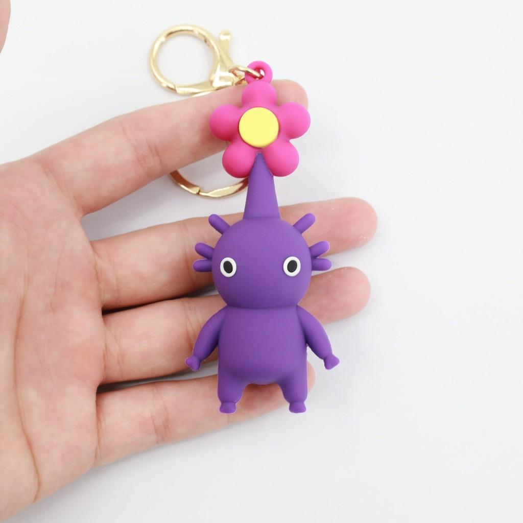 Pikmin 4 Keychain Pvc Cartoon Collectible Gift For Kids And Fans