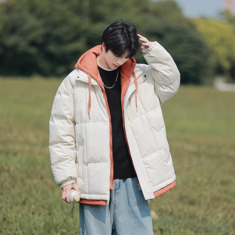 Men's Winter New Loose Thickened Cotton-padded Clothes To Keep Out the Cold Bread Clothes Jacket Winter Clothes