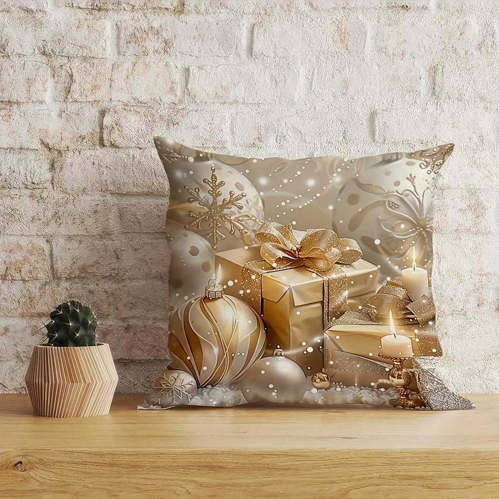 Christmas Decoration Pillowcase Merry Christmas Holiday Party Pillow Cover Sofa Cushion Suite Room Home Decoration