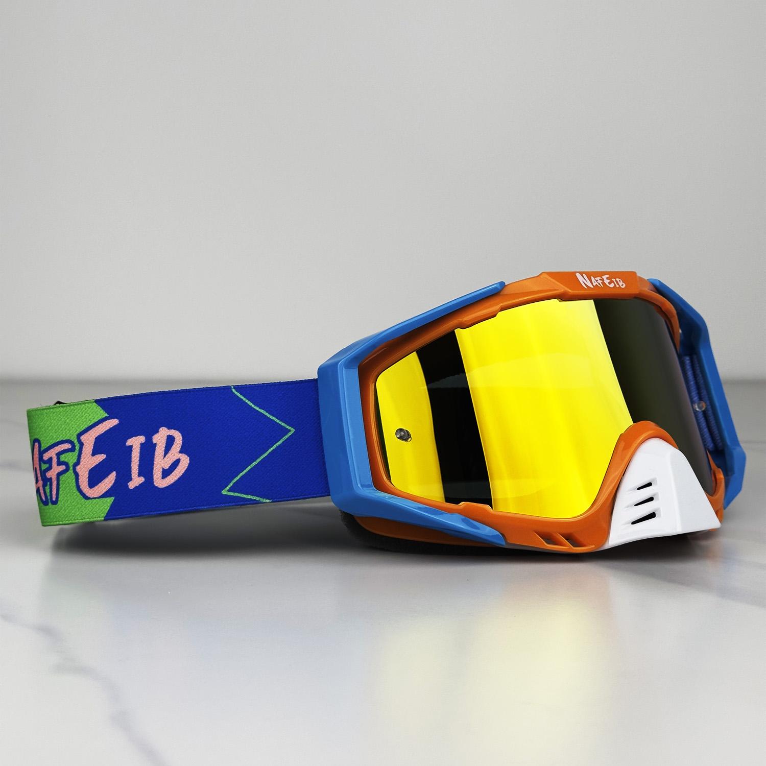 NAFEIB Moto Cross Goggles Sunglasses Cycling Glasses Man Glasses Motorcycle Goggles Motocross Racing Goggles Motorcycle Glasses