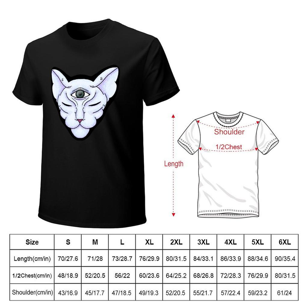 Cosmic Cat TShirt Customs Blanks Plus Size Clothes Blouse Black T Shirts for Men