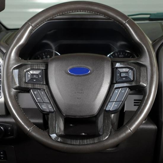 Car Steering Wheel Trim Decoration Cover Kit for Ford F150 F250 F350 Accessories