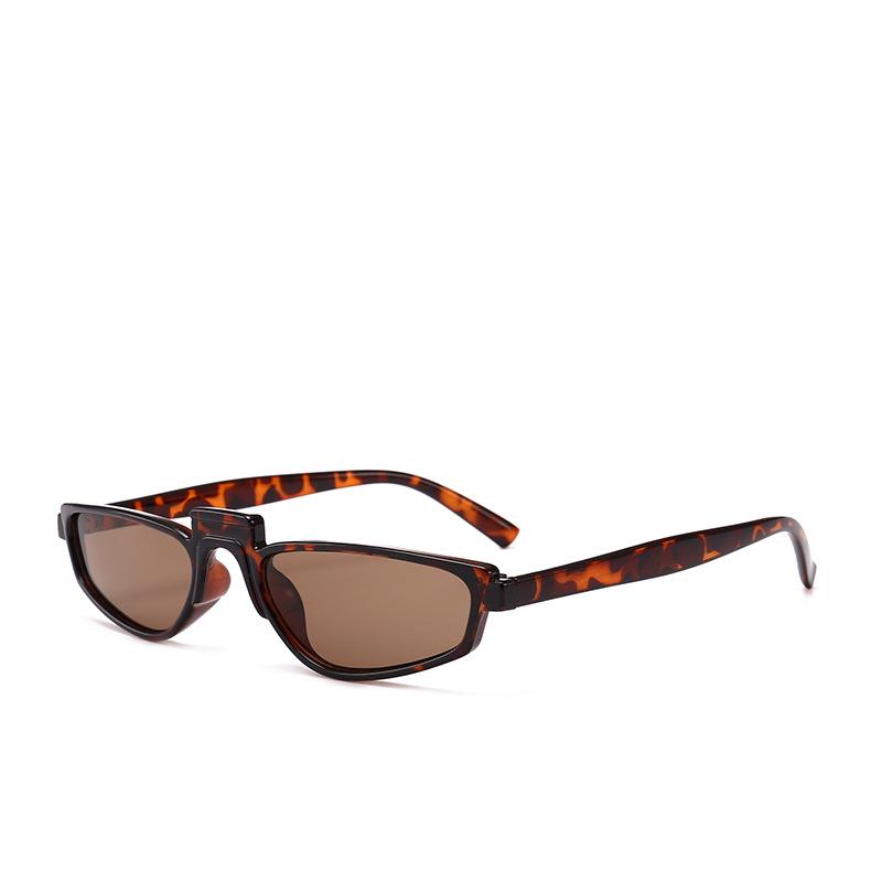 Harleyna 8010 Trendy Small Square Frame Sunglasses - European  American Style