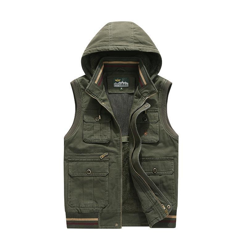 Thick Vest Men`s New Plush Warm