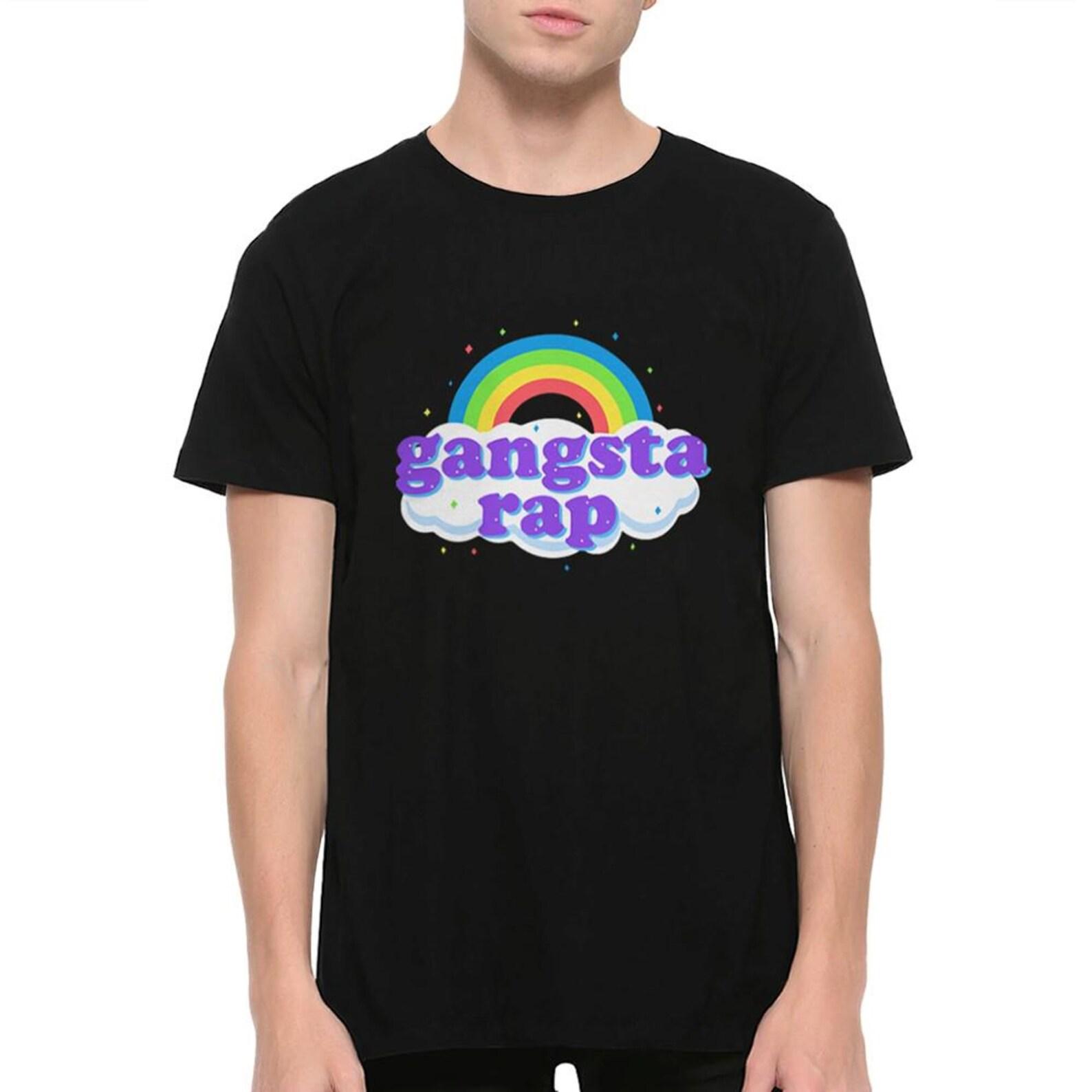 Gangsta Rap Rainbow Funny T-Shirt, Men s and Women s Sizes (RAP-025540) 3XL