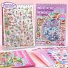 Visual Stacking DIY Landscape Sticker Book PET 3D Pocket Cabin Scene Stickers  Kids