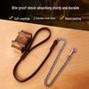 Anti-Bite Cowhide Dog Leash for German Shepherds
