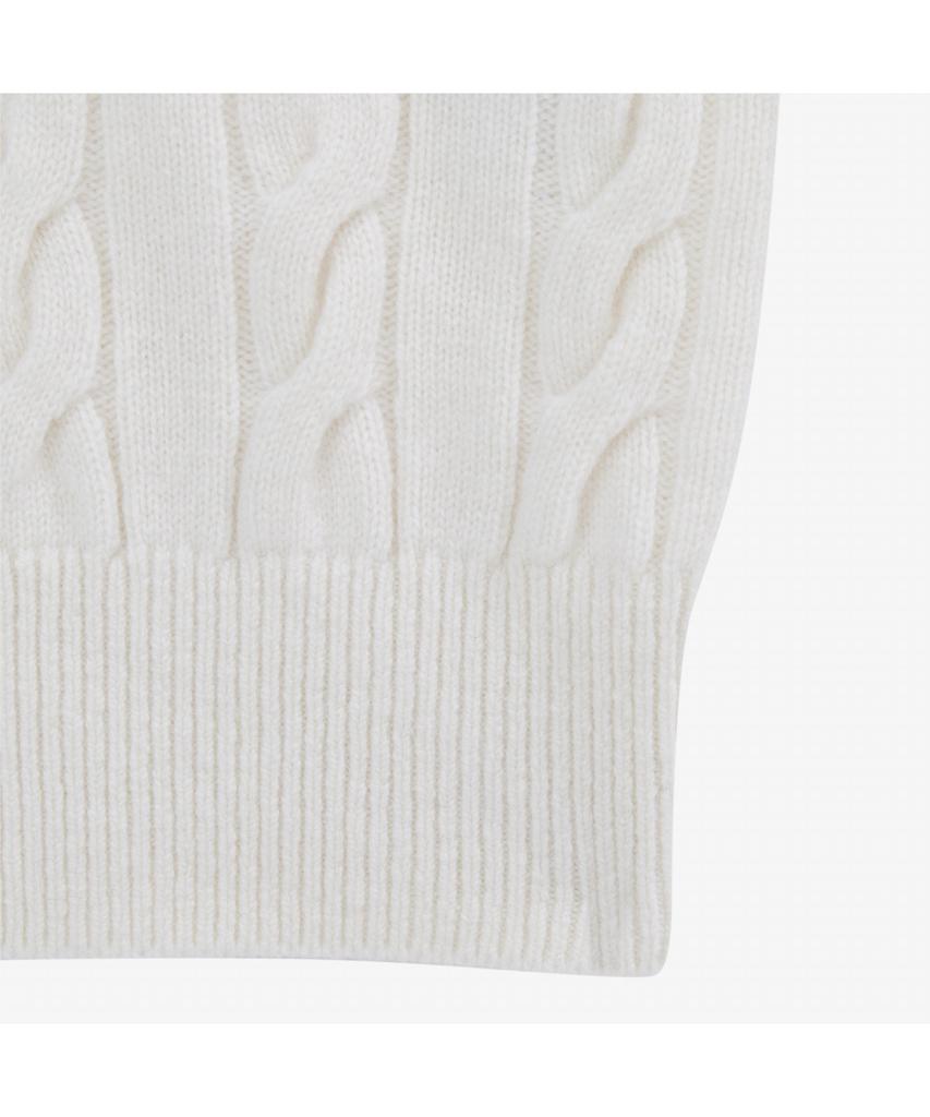 LACOSTE Women'S Cable Crew Neck Sweater Af083E-55N Xfj