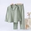 Couple Pajamas Pure Cotton Spring Women's Loungewear Cotton Set Spring and Autumn Casual Loose Men's Two-piece Set