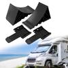 Wheel Stopper Control Truck Trailer Wheel Tire Chock Stop Block Wheel Chock Car Skid Resist Base Tire Support Pad Black