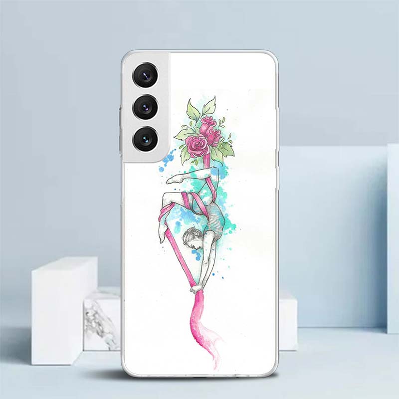 Pole Dancer Dancing Soft Cover for Samsung Galaxy S25 Edge S26 S24 S23 Ultra Phone Case S22 S21 Plus S20 FE Print Pattern Shell