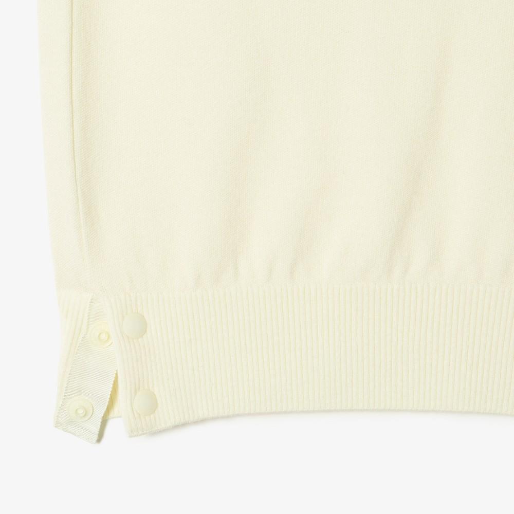 [lacoste] Women's Basic Short-Sleeve Round Neck Sweater AF335E-56GS7G