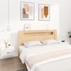 Vidaxl Wall-Mounted Bedside Cabinets, 2 Pcs, Glossy White, 50X36X25 Cm