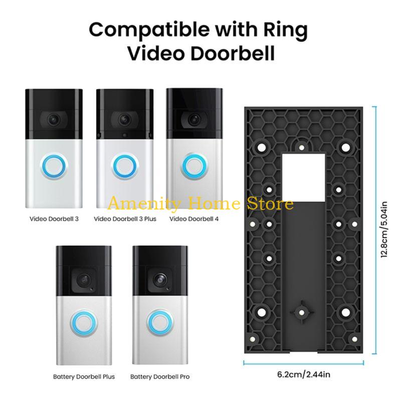 F26C Without Drilling Ringing Doorbell Holders for Battery Doorbell Plus and Video Doorbell 3 3 Plus 4 Easy Installion