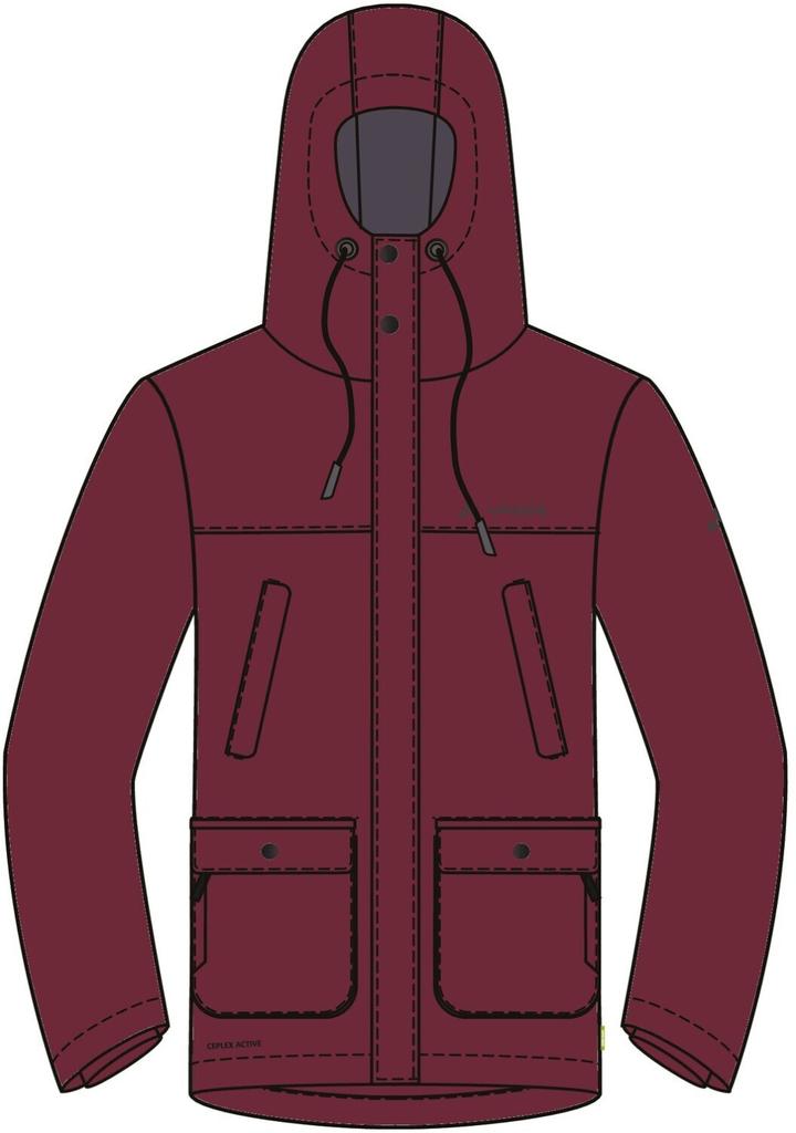 VAUDE Мужская куртка Manukau Parka II Мужская куртка Manukau Parka II (42591) темный дуб