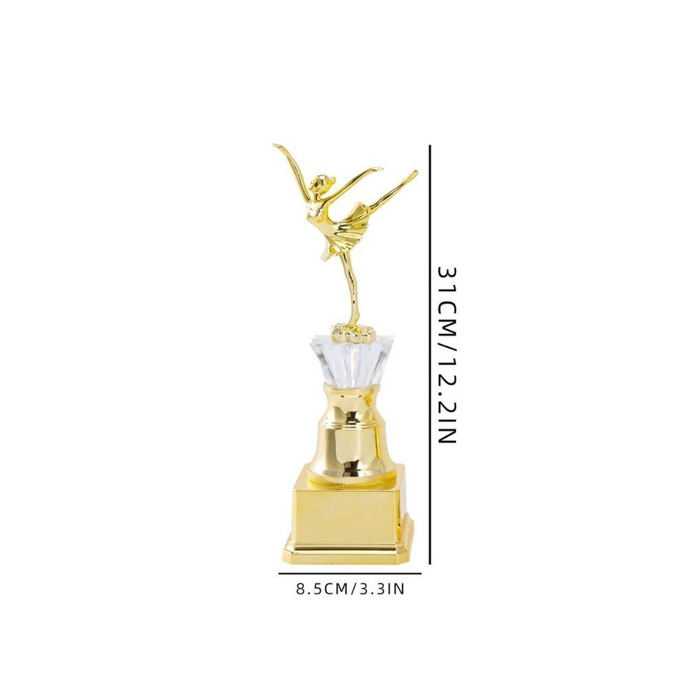 Neue Gold Gold Pokal Auszeichnungen Kunststoff Schule Belohnungsmaterial Preisbecher Krone Handwerk Souvenirs Sport Sieger