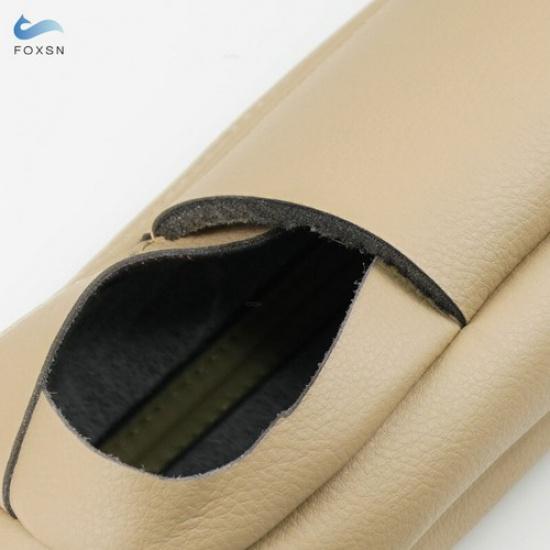 2* For Land Rover Discovery LR3 LR4 04-16 Seat Armrest Handle Leather Cover Tan