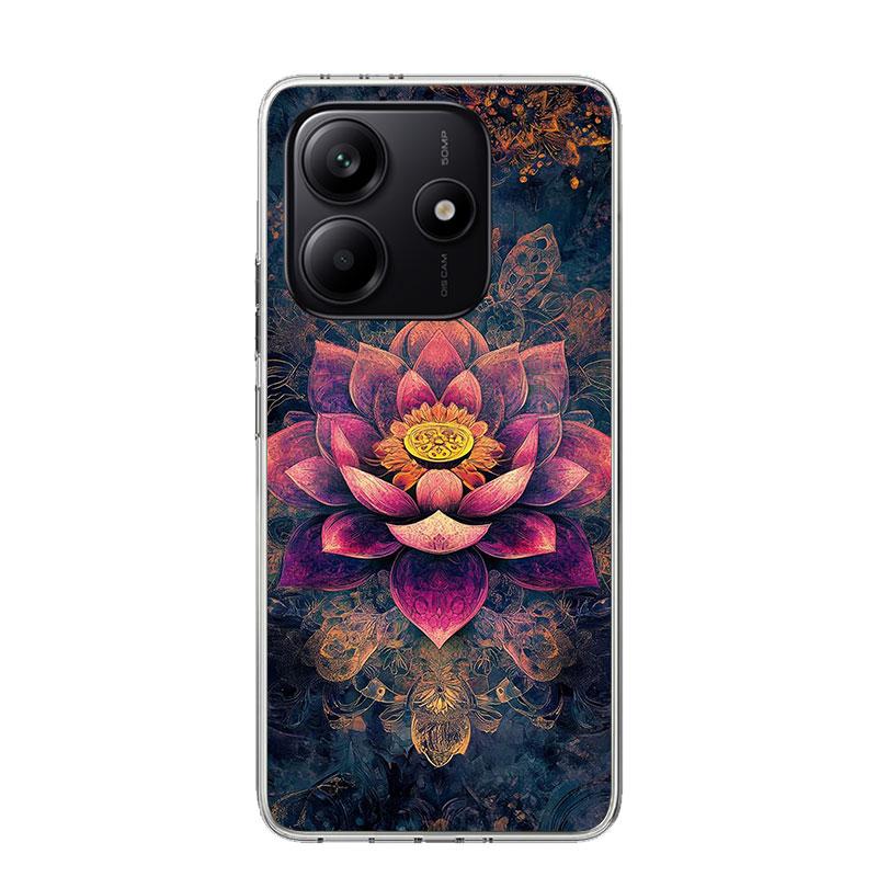 Mandala Chakra Insist Yoga Phone Case For Xiaomi Redmi Note 15 14 13 12S 12 Pro Plus 11S 11E 11 11T 10S 10 Art Soft Pattern Cove