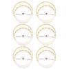 6PCS Fabric Lampshades Cloth Pleated Decorative Lamp Replacement Shade Clip On for Table Wall Lamps