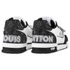 Louis Vuitton Trainer Low 'Velcro Strap - Black Monogram Denim' 1A9ZB0