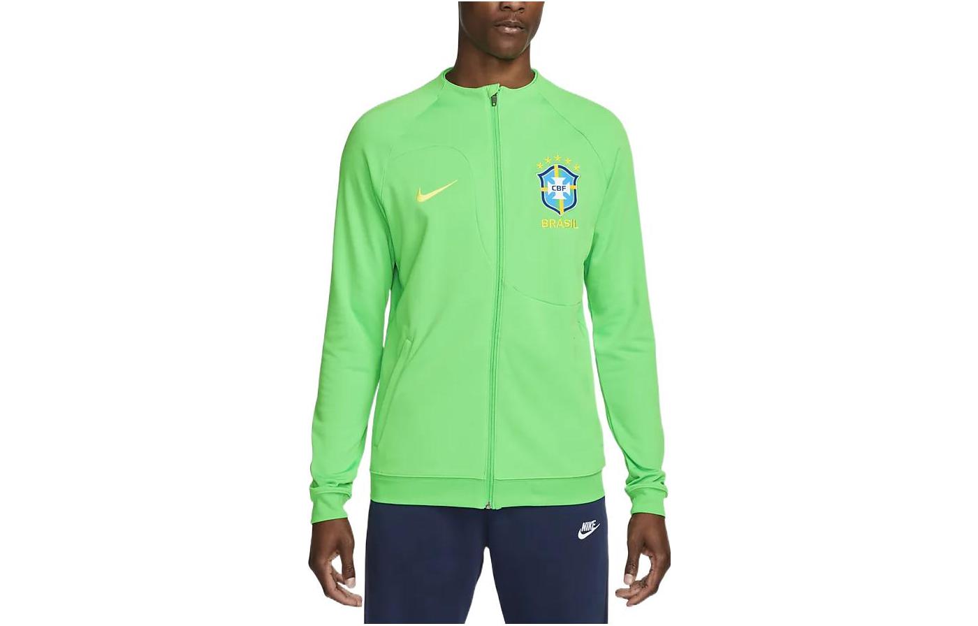 Nike Brazil Academy Pro Knit Soccer sweatshirt DH4741-330 L